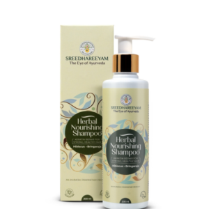 Herbal Nourishing Non-Drying Shampoo - Sulphate-Free Keratin Repair Formula for Strong Healthy Hair with Hibiscus Bhringraj Tulsi & Fenugreek - pH Balanced - Dermatologically Safe - 200 ml